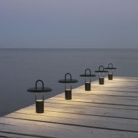 Stelton - Pier LED Lampe_black miljø