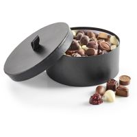 Rund Hatteæske - MEGA - Luksus chokolade 1400g