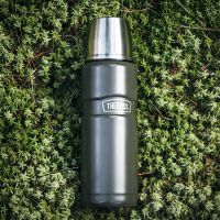 Thermos Stainless King termoflaske på 470 ml. (Army)