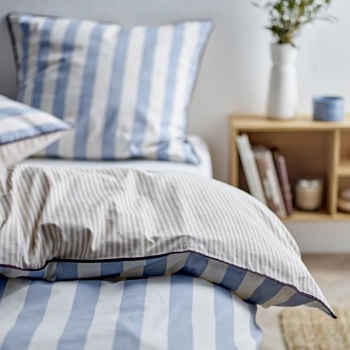 Södahl PARALLEL Sengetøj - Linen blue