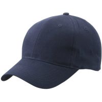 MB6118 Brushed 6 Panel Cap_navy