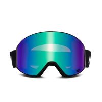 MESSYWEEKEND - CLEAR XE2 Skibrille - Black Green Mirrored