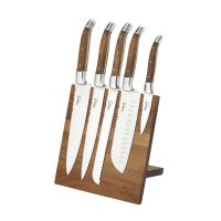 Laguiole by Hâws CHEF SET & KNIFE BLOCK - OLIVE_miljø