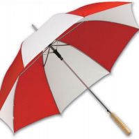 Paraply_rød hvid