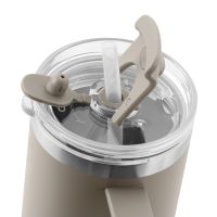  AYA&IDA Thermo Cup with Straw_Creme Beige