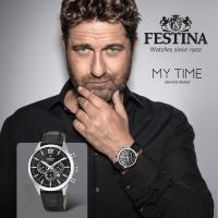 Festina CHRONO Herreur - sort skive & sort rem