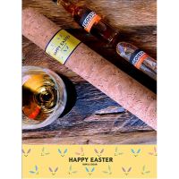 HAPPY EASTER RUM & marcipan CIGAR i kork-rør