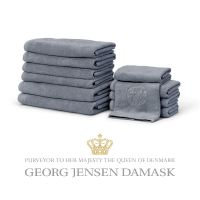 Georg Jensen Damask - Økologisk Frottépakke - XXL - Ocean Grey