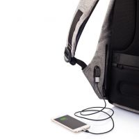 Bobby - tyverisikret rygsæk med USB oplade stik.