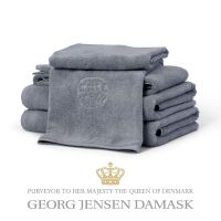 Georg Jensen Damask - Økologisk Frottépakke (M) -  Ocean Grey