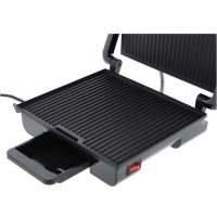 HOLM Pannigrill 2000 watt i sort/sølv