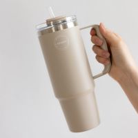  AYA&IDA Thermo Cup with Straw_creme beige