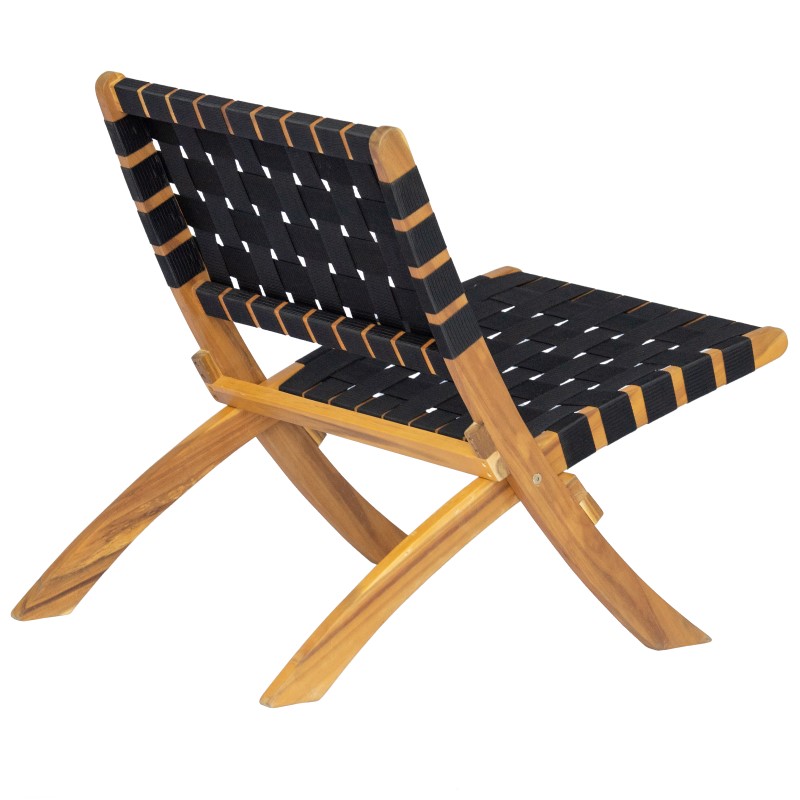 HÂWS Nooka LOUNGE CHAIR Black Rope