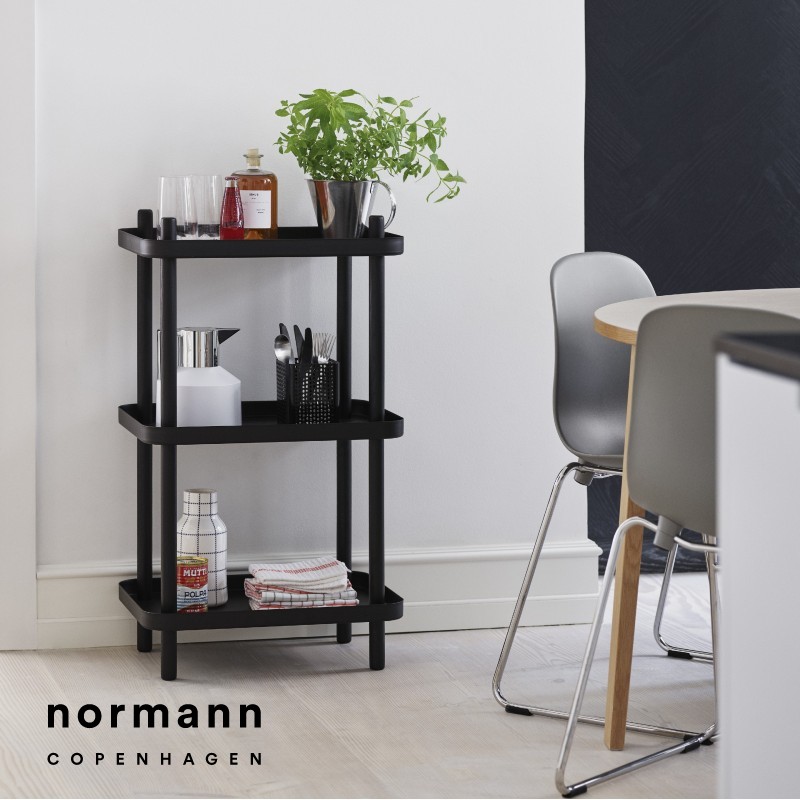 Normann Copenhagen Block Reol_miljø_sort