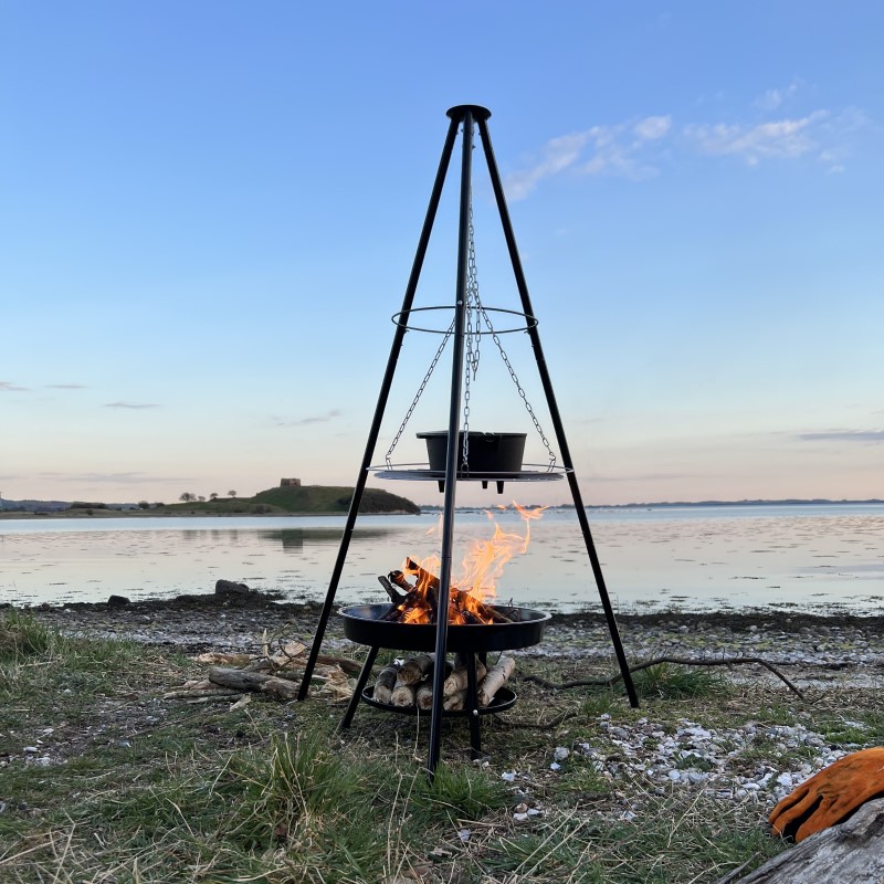 Kynast Tripod bålfad med hængegrill