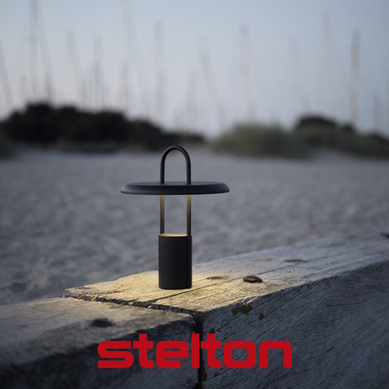 Stelton - Pier LED Lampe_black miljø