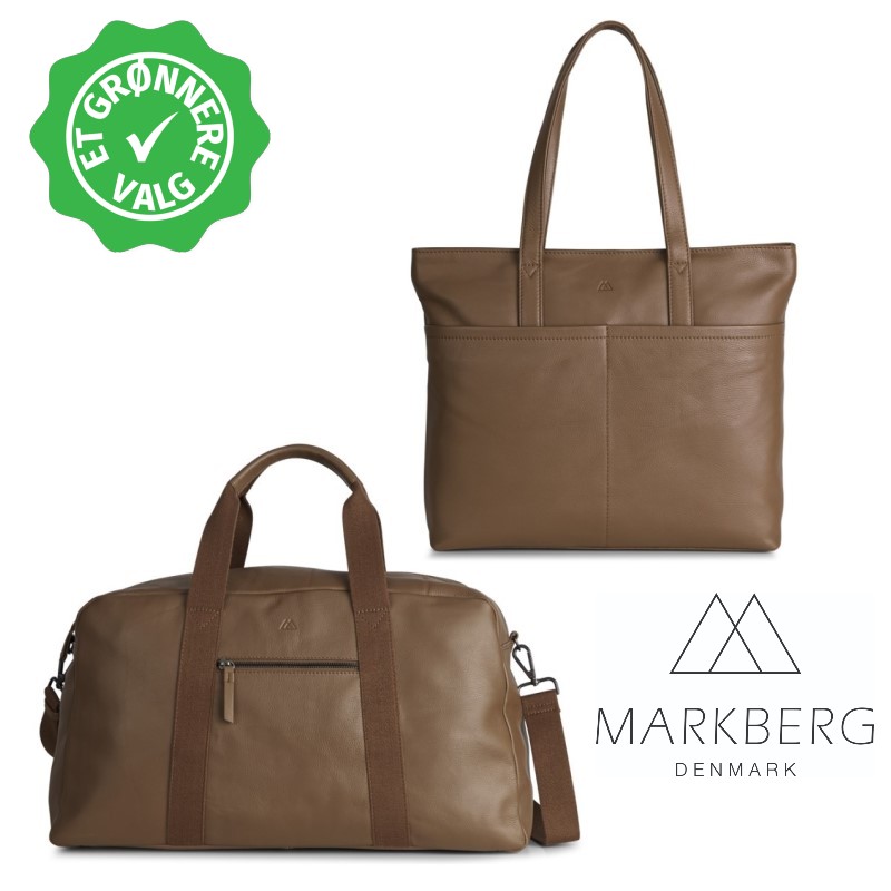 Markberg MILO Weekend Bag & MOLINA SHOPPER_tan