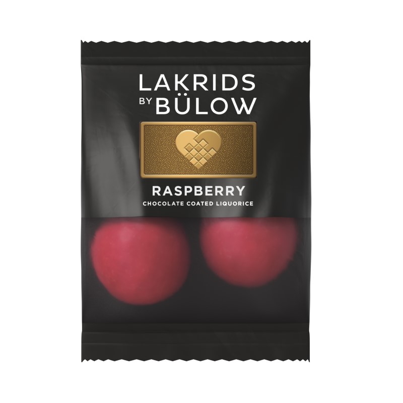 Lakrids by Bülow - MINI Crispy Raspberry -Flowpack 250 stk. 